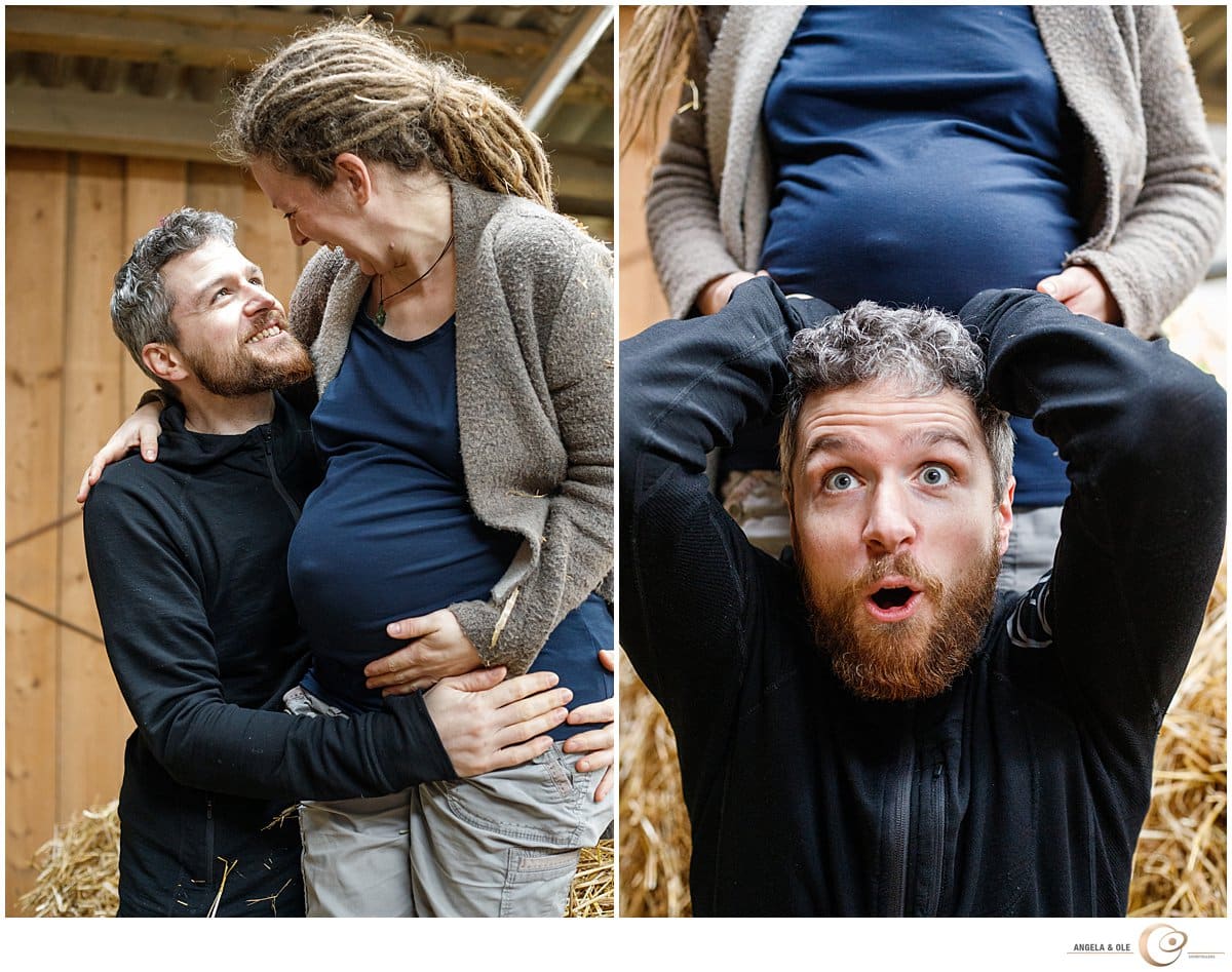 Natürliches Fotoshooting in der Schwangerschaft - Portraitfotograf Köln & NRW